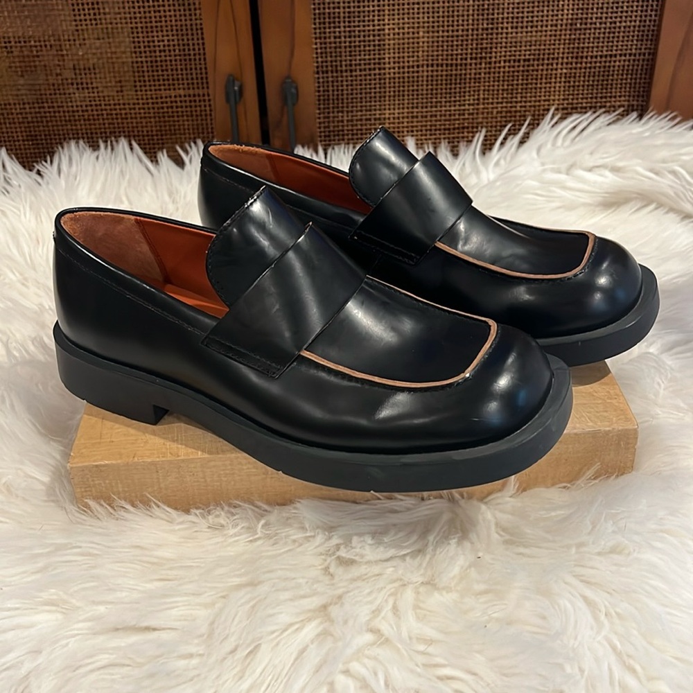 CamperLab 1978 Raw-Edge Leather Loafers